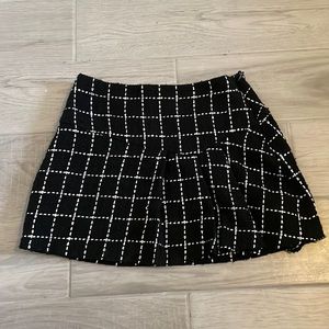 BCBGeneration tweed black skirt